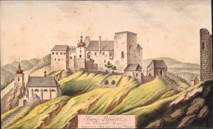 Hrad Lipnice, J. A. Venuto, 1795