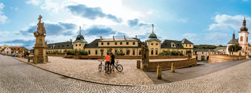 Barokní cyklostezky, zámek Manětín; AFORTI IT