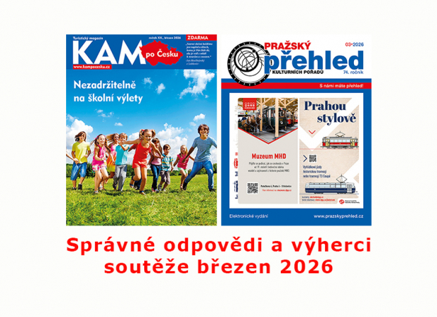 Výherci soutěží březen 2026