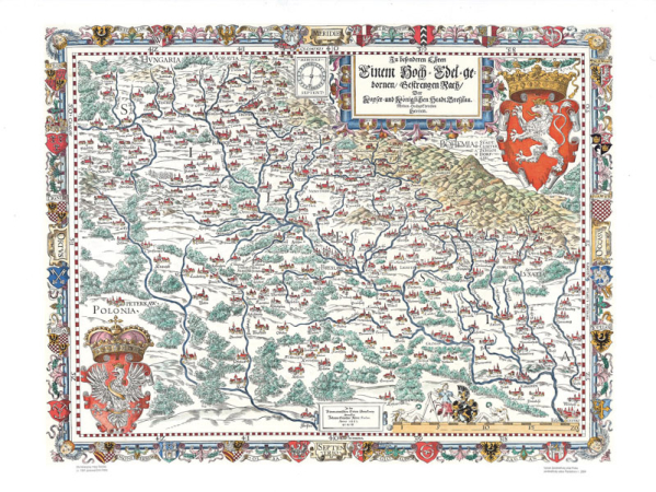 Helwigova mapa Slezska, 1561