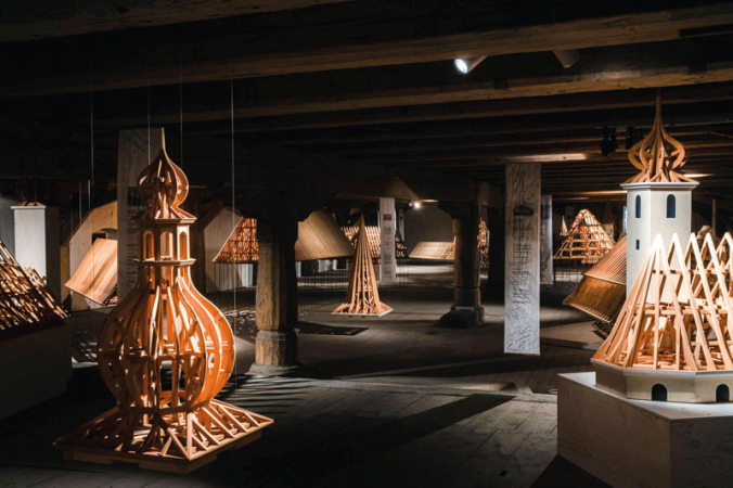 Unikátní soubor modelů krovů