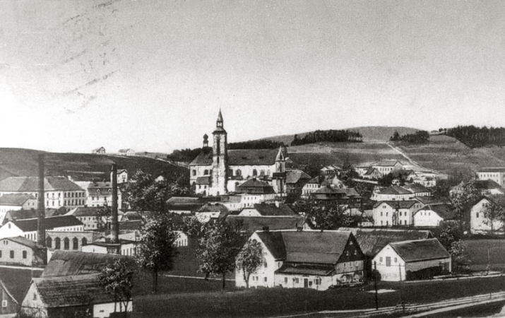 Mikulášovice, celkový pohled před 1911