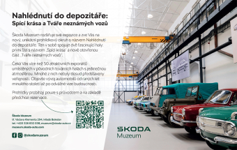 ŠKODA Muzeum Nahlédnutí do depozitáře