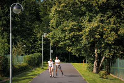 Osvětlená inline dráha
