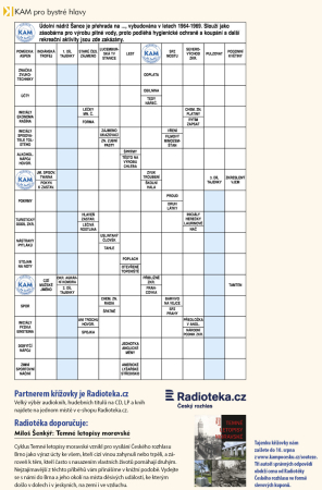 Křížovka KAM po Česku 7-8/2026