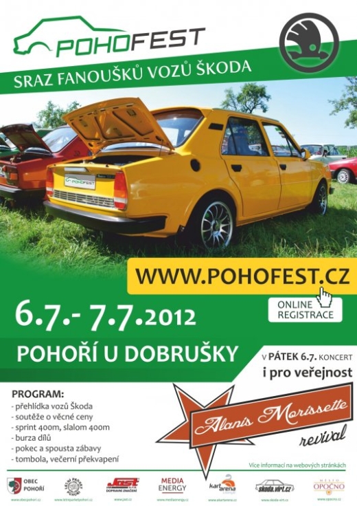 Pohofest - Sraz fanoušků vozů Škoda