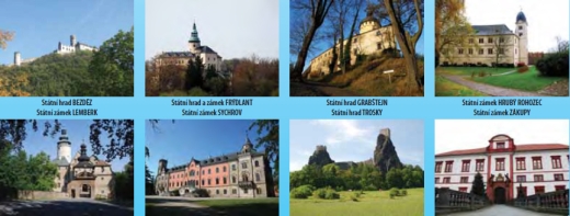 Hrady a&nbsp;zámky v&nbsp;Libereckém kraji vás zvou