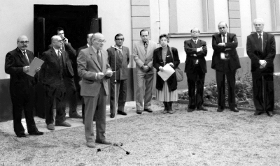 Slavnostní otevření Parku terezínských dětí – Muzeum ghetta Terezín – 15. 7. 1993