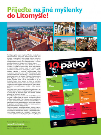 Přijed’te na jiné myšlenky do Litomyšle!
