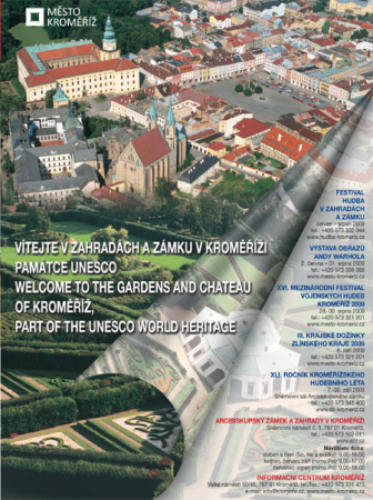 Vítejte v zahradách a zámku v Kroměříži