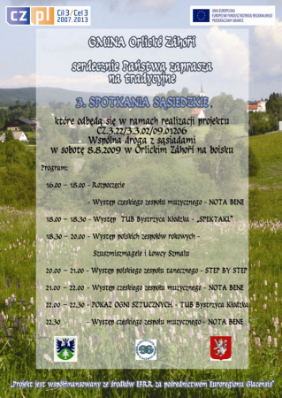 3. Spotkania sasiedzkie v Orlickém Záhoří