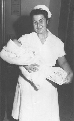 Judith pracovala jako sestra v nemocnici
35 let, foto z roku 1962