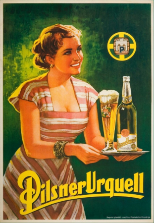 Plzeňský Prazdroj představuje nejkrásnější plakáty Bohumila Konečného 