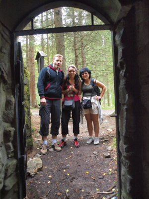 Pohled do jedné z bývalých štol
