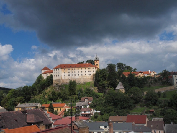 Vimperk v barvách podzimu