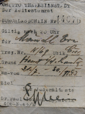 Eva´s pass for the farm near Bohušovice