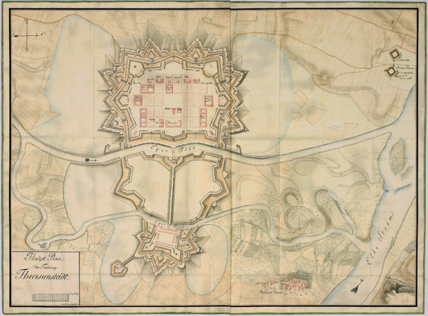 Plánek pevnosti z r. 1790