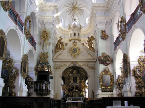 Obnova interiéru poutního chrámu Panny Marie na Chlumku v Luži