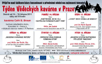 Týden Vědeckých kaváren v Praze