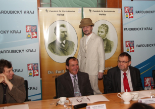 Hejtman přivítal cestovatele Holuba