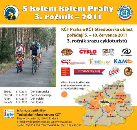 S kolem kolem Prahy 3. ročník – 2011