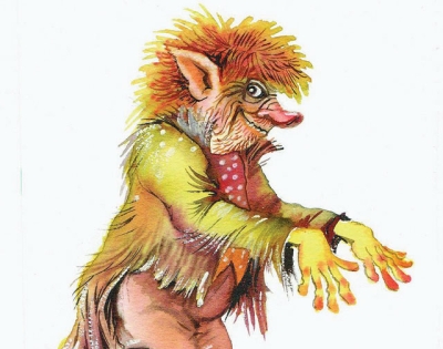 Vyžle Homolka v podobě
člověčí od Vítězslavy
Klimtové