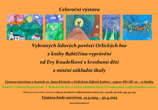 CELOROČNÍ VÝSTAVA V ORLICKÉM ZÁHOŘÍ