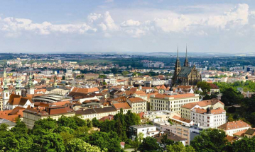 Brno a okolí z ptačí perspektivy