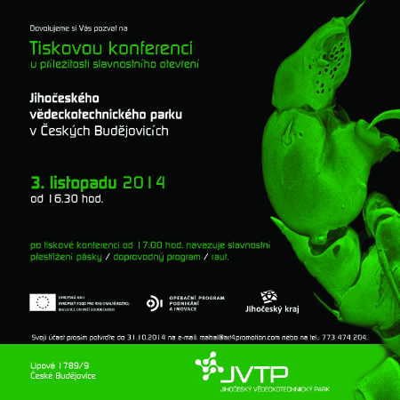 Otevření Jihočeského vědeckého parku