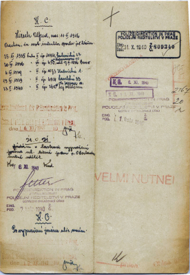 Prague police headquarters, October 31, 1940