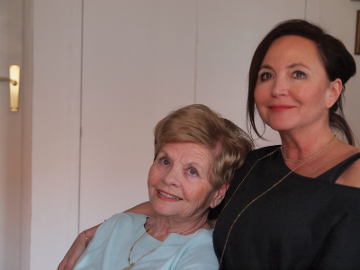 Wife Alena and daughter Ivana