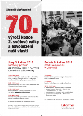 Vzpomínkový večer k 70. výročí konce druhé světové války v Evropě a osvobození naší vlasti od nacistické okupace