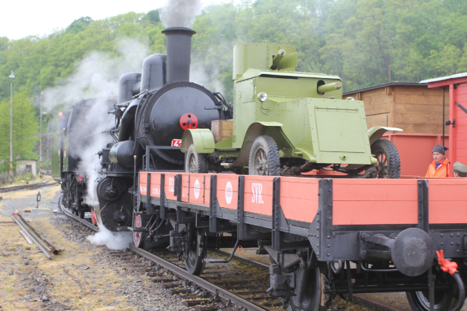 Legionářský vlak-muzeum dorazil do Středočeského kraje