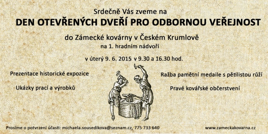 ZÁMECKÁ KOVÁRNA V ČESKÉM KRUMLOVĚ 