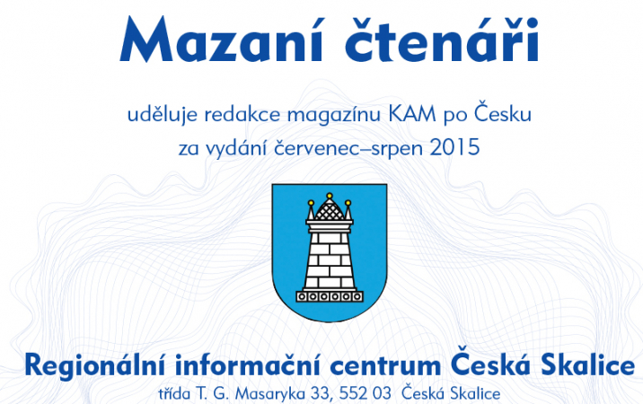 Červenec–srpen 2015 Česká Skalice