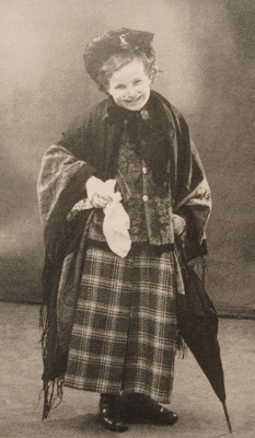 Ruth at school assembly during the Purim feast