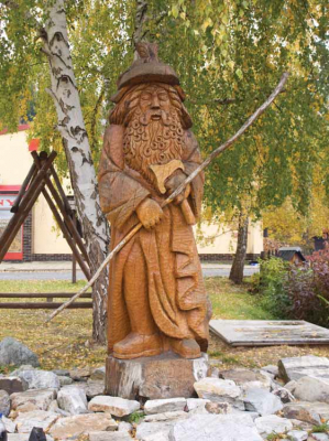 Socha Praděda v Malé Morávce
foto © Wikimedia Commons, Honza Groh