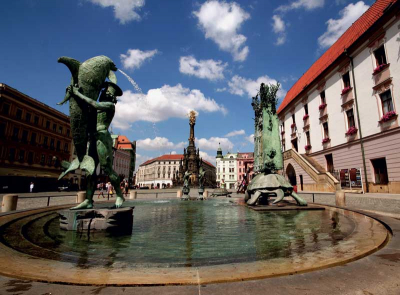 Ariónova kašna v Olomouci