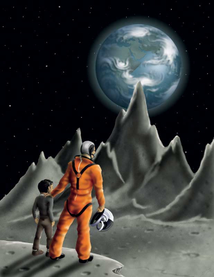 Petr and Ilan, drawing by
Barry Munden