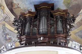 Starobylé varhany v Přelouči