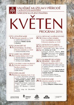 NÁVŠTĚVNICKÁ SEZÓNA VALAŠSKÉHO MUZEA V PŘÍRODĚ ZAČÍNÁ
