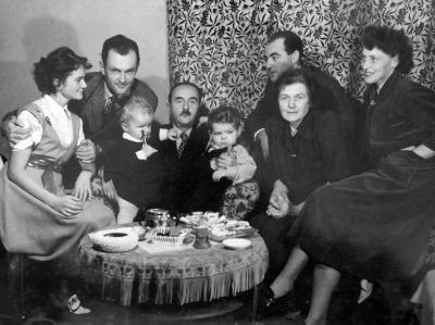 MUDr. Josef Ledeč among his family