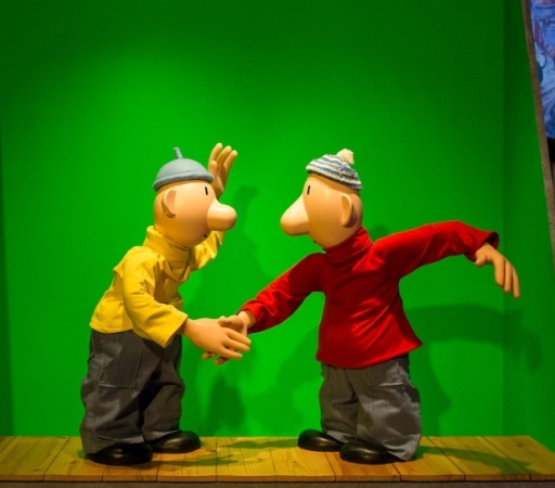 Pat a Mat se zabydleli v muzeu Grévin Praha „… A je to!“