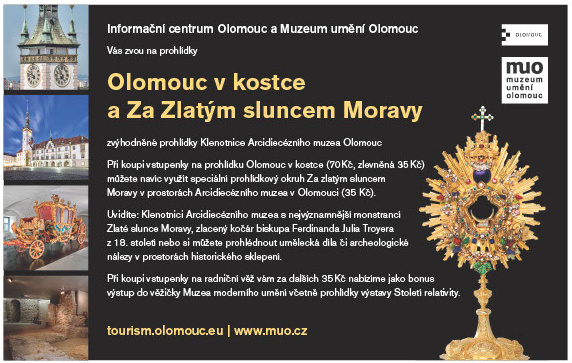 Olomouc v kostce a Za Zlatým sluncem Moravy