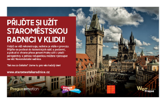 Přijďte si užít Staroměstskou radnici v klidu!