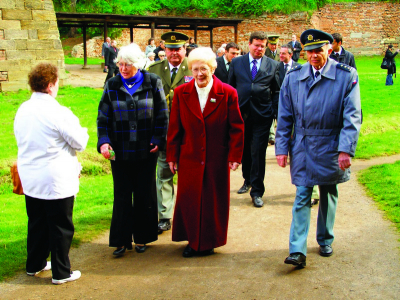 Andela Dvorakova was a frequent guest of commemorative actions in the Terezin Memorial