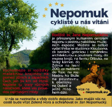Nepomuk cyklisté u nás vítáni