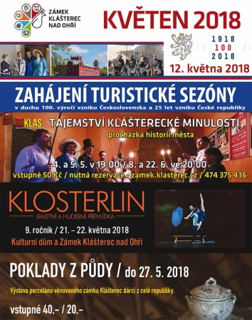 Zámek Klášterec nad Ohří květen 2018