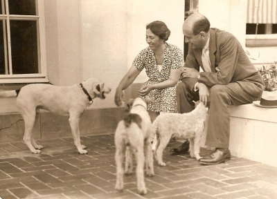 Alice Masaryková a Jan Masaryk na Bystričce