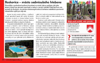 Boskovice – město sedmizubého hřebene